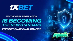 Pemandangan abstrak tentang regulasi dan kepatuhan dalam industri iGaming global
